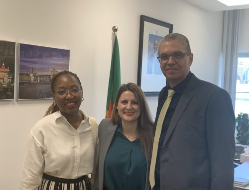 Professors Andres Reis, Fátima Papelo and Francisco Leandro visited the Forum Macau for Economic Cooperation with Portuguese-speaking Countries.